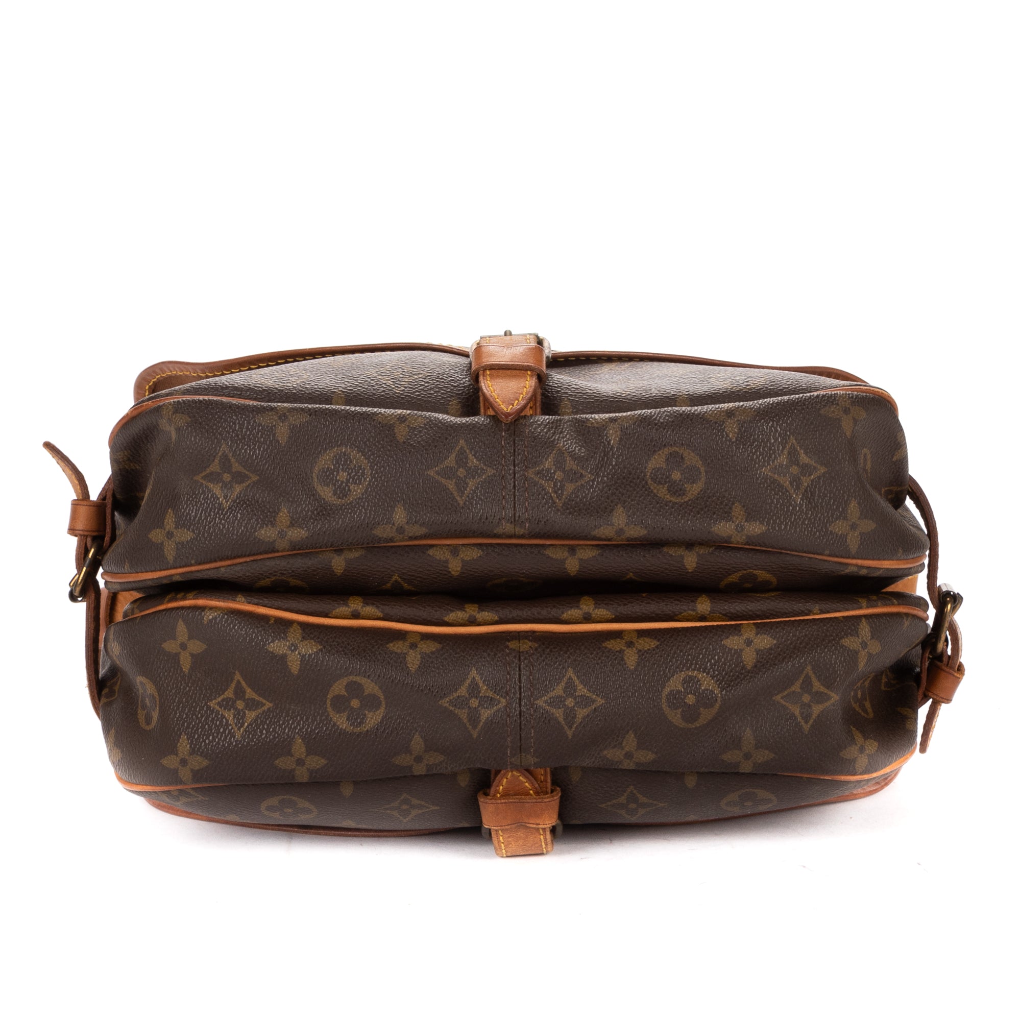 Shoulder Bag Saumur 25 Brown Monogram Canvas