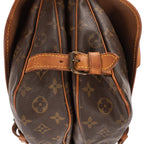 Shoulder Bag Saumur 25 Brown Monogram Canvas