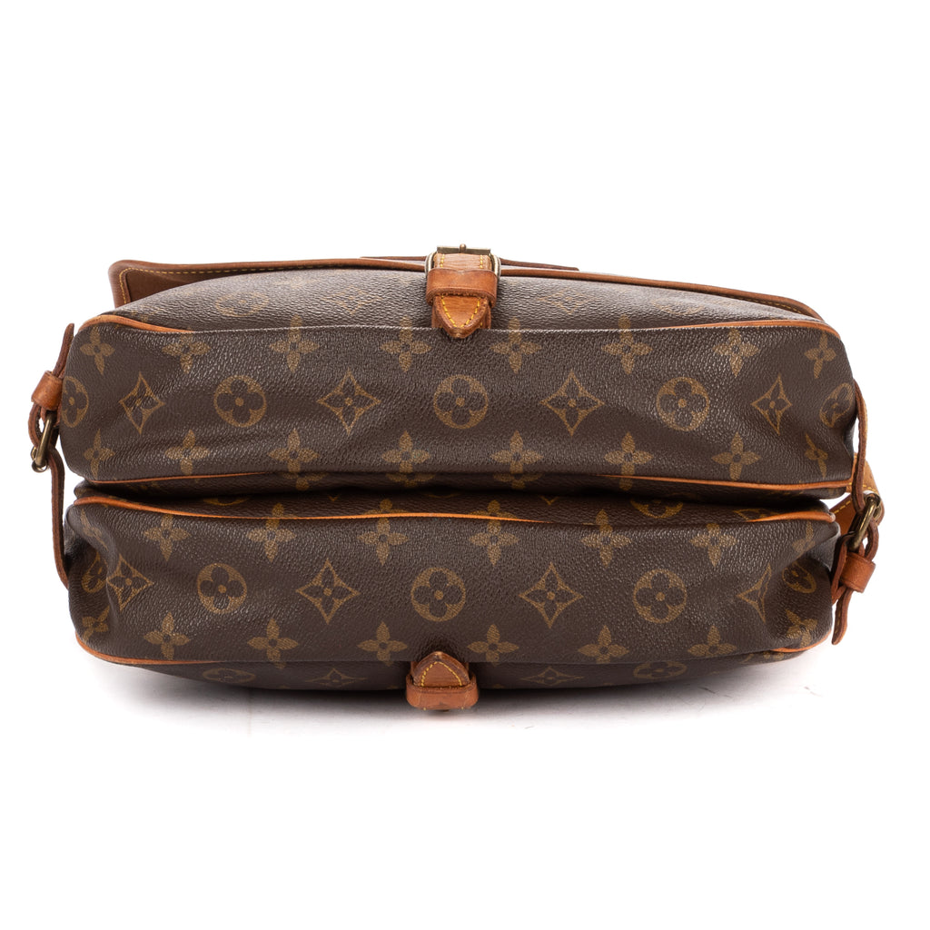 Shoulder Bag Saumur 25 Brown Monogram Canvas