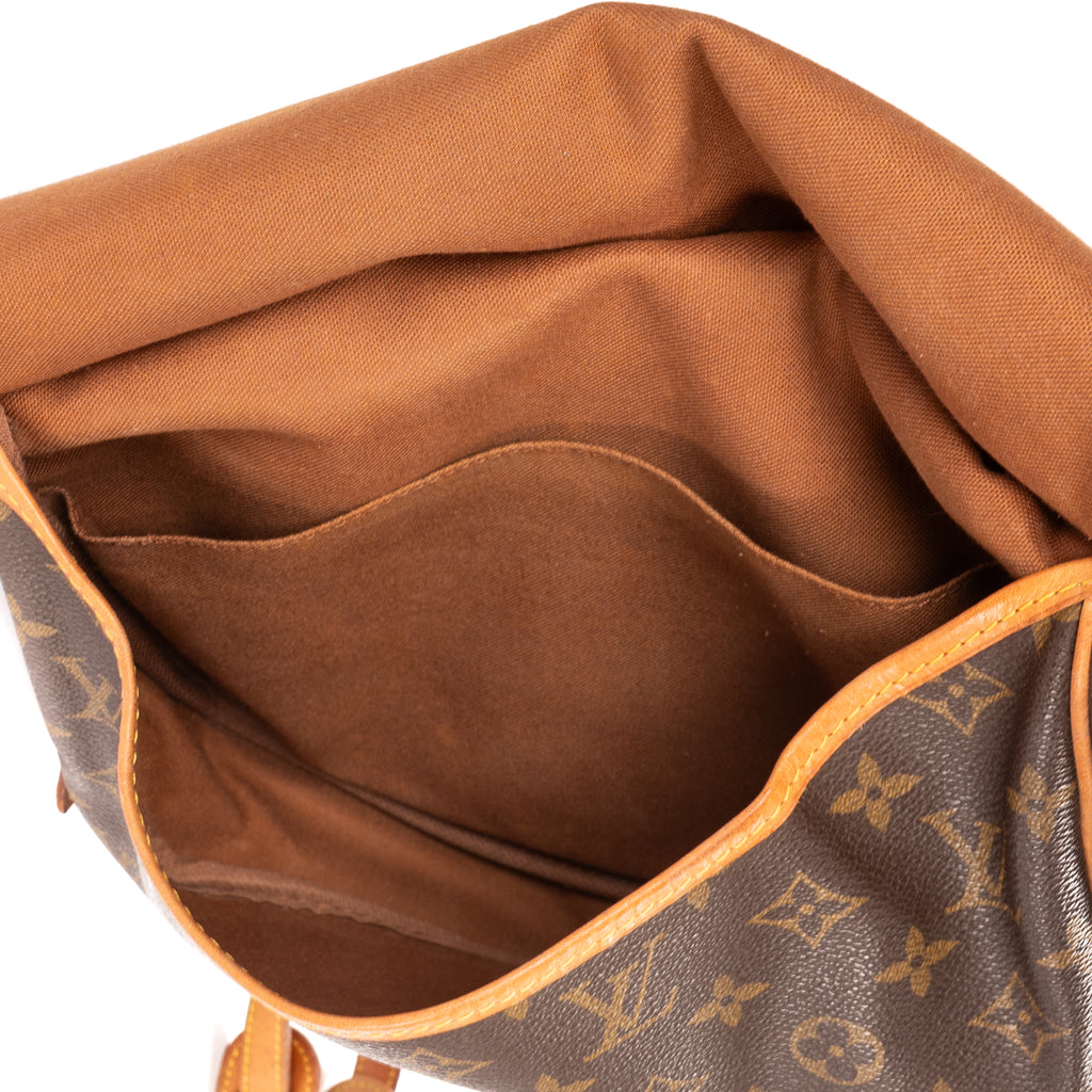 Shoulder Bag Saumur 25 Brown Monogram Canvas