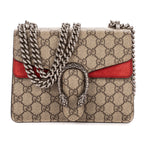 Shoulder Bag Mini Dionysus Chain Crossbody Mini Beige Supreme Coated Canvas