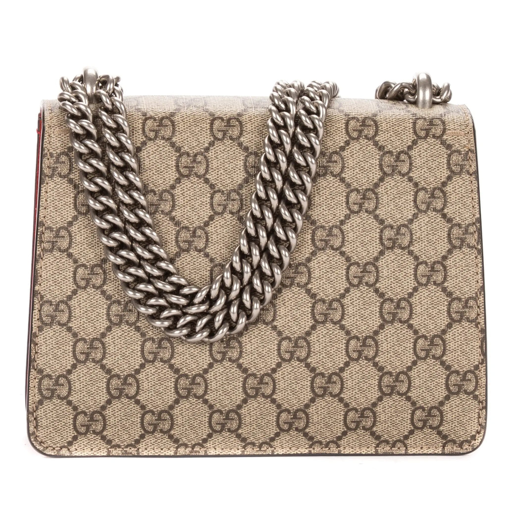 Bandolera Mini Dionysus Chain Crossbody Mini Lona Recubierta Beige Supreme