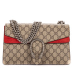 Shoulder Bag Small Dionysus Chain Crossbody Small Beige Supreme Coated Canvas