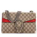Shoulder Bag Small Dionysus Chain Crossbody Small Beige Supreme Coated Canvas