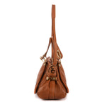 Shoulder Bag Medium Marcie Medium Tan Calfskin Leather