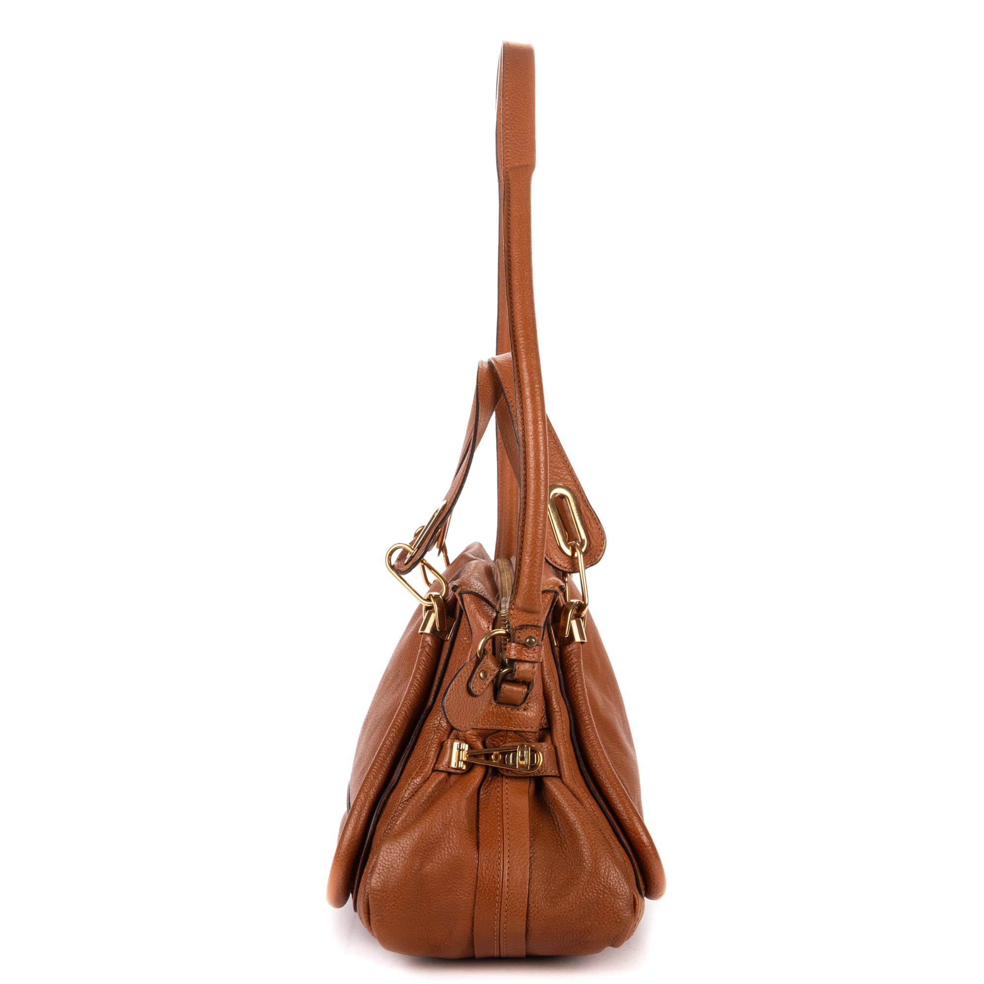 Shoulder Bag Medium Marcie Medium Tan Calfskin Leather