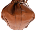 Shoulder Bag Medium Marcie Medium Tan Calfskin Leather