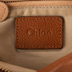 Shoulder Bag Medium Marcie Medium Tan Calfskin Leather