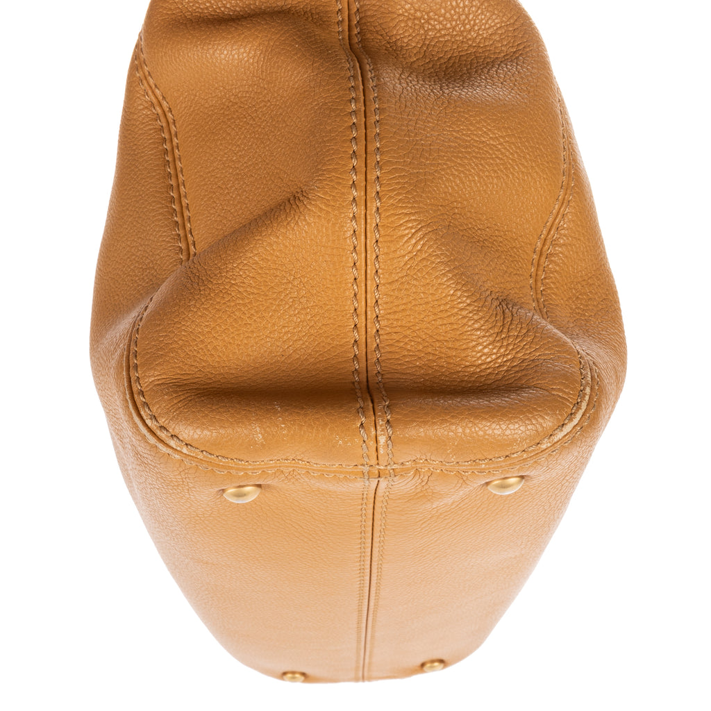 Shoulder Bag CC Shopping Tote Light Brown Textured Leather