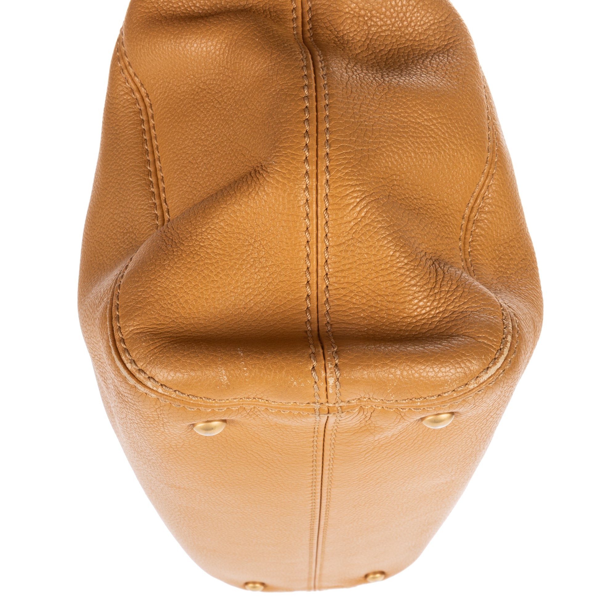Shoulder Bag CC Shopping Tote Light Brown Textured Leather