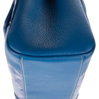 Shoulder Bag Saigon Mini Blue Calfskin Leather/Goyardine Canvas