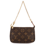 Pouch Mini Pochette Accessoires Mini Brown Monogram Canvas