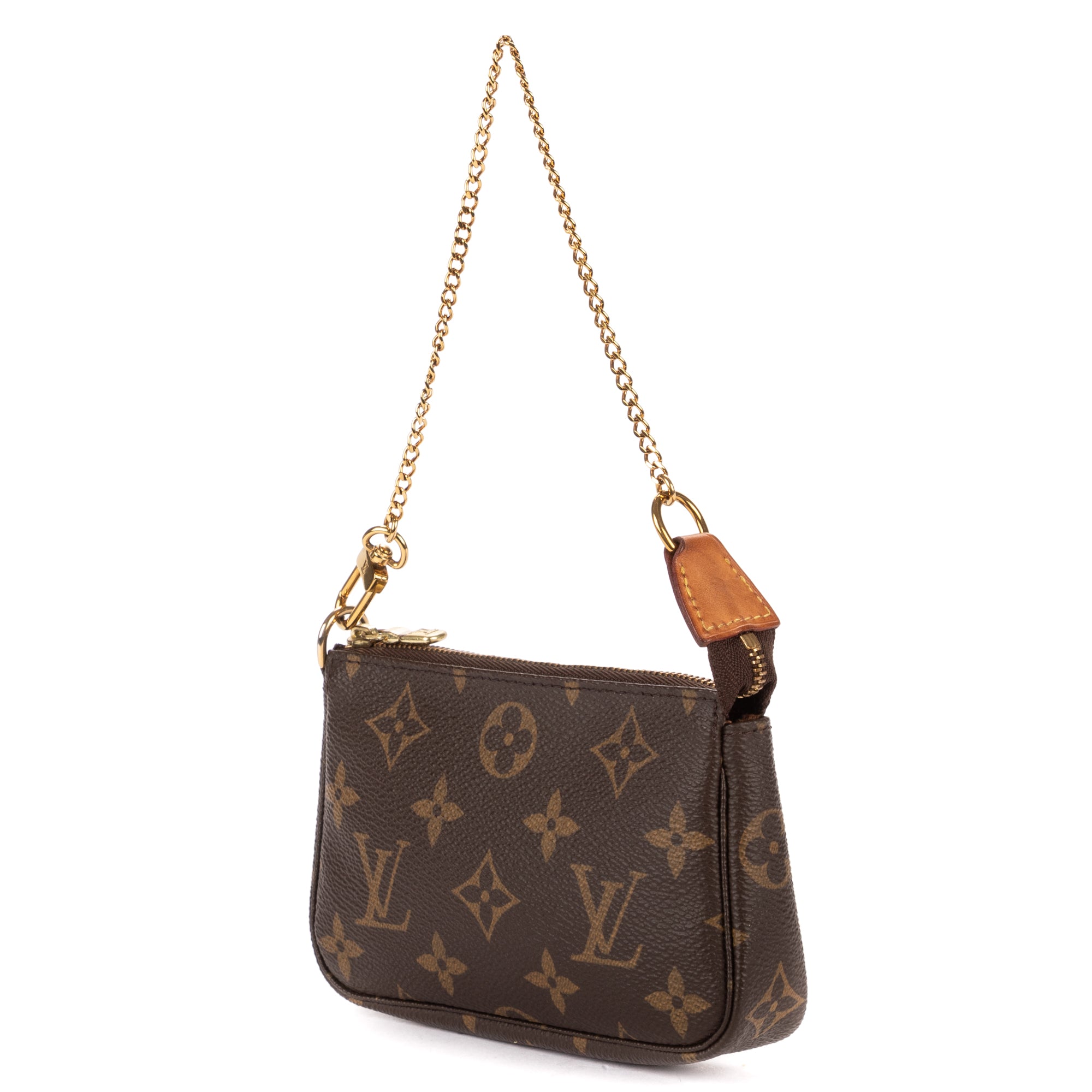 Pouch Mini Pochette Accessoires Mini Brown Monogram Canvas