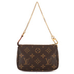 Pouch Mini Pochette Accessoires Mini Brown Monogram Canvas