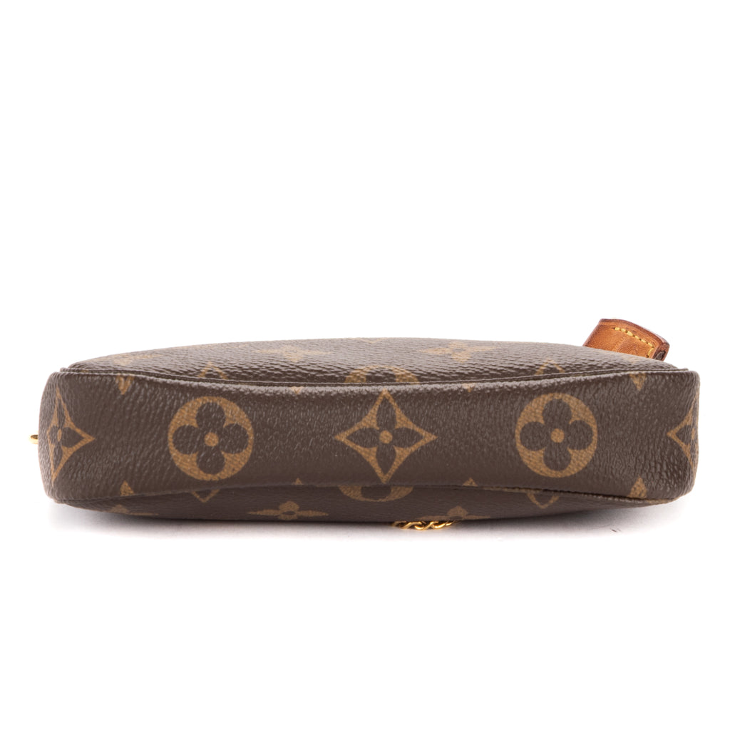 Pouch Mini Pochette Accessoires Mini Brown Monogram Canvas