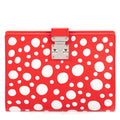 Case Yayoi Kusama Infinity Dots Paul Note Cover Red Epi Pattern Leather