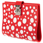 Case Yayoi Kusama Infinity Dots Paul Note Cover Red Epi Pattern Leather