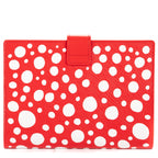 Case Yayoi Kusama Infinity Dots Paul Note Cover Red Epi Pattern Leather
