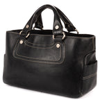 Shoulder Bag Boogie Bag Black Pebbled Calfskin Leather