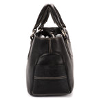 Shoulder Bag Boogie Bag Black Pebbled Calfskin Leather