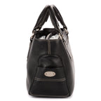 Shoulder Bag Boogie Bag Black Pebbled Calfskin Leather