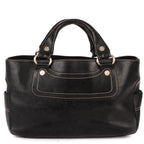 Shoulder Bag Boogie Bag Black Pebbled Calfskin Leather