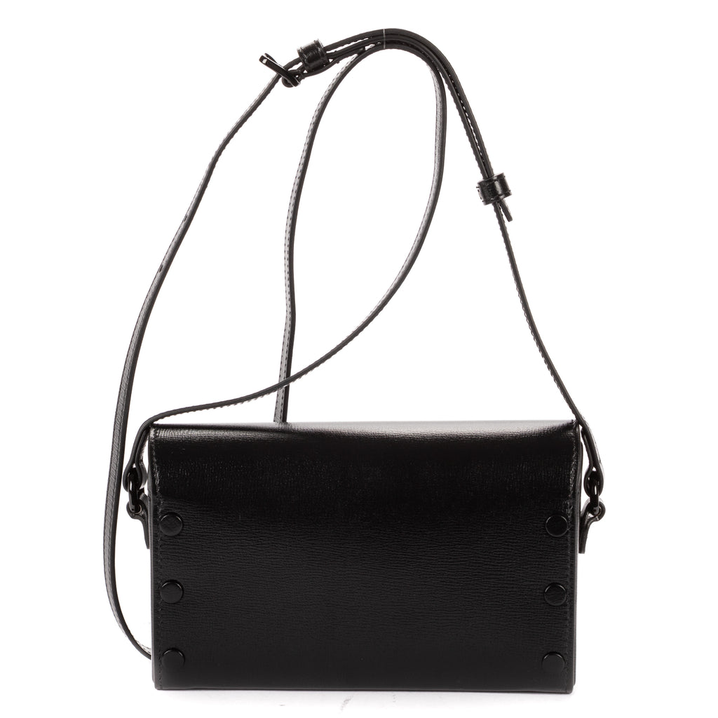 Shoulder Bag Mini 1955 Horsebit Crossbody Mini Black Smooth Calfskin Leather