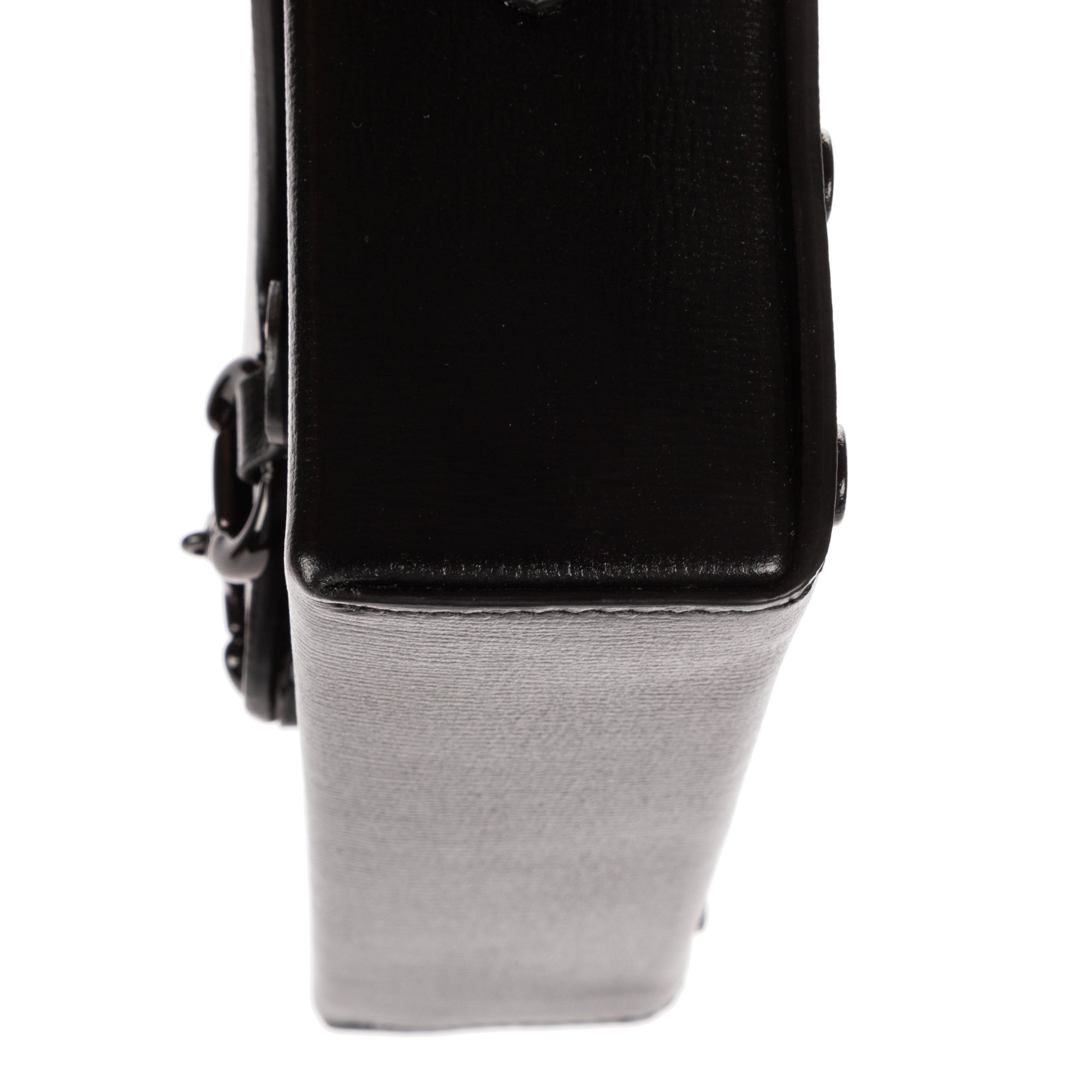 Shoulder Bag Mini 1955 Horsebit Crossbody Mini Black Smooth Calfskin Leather