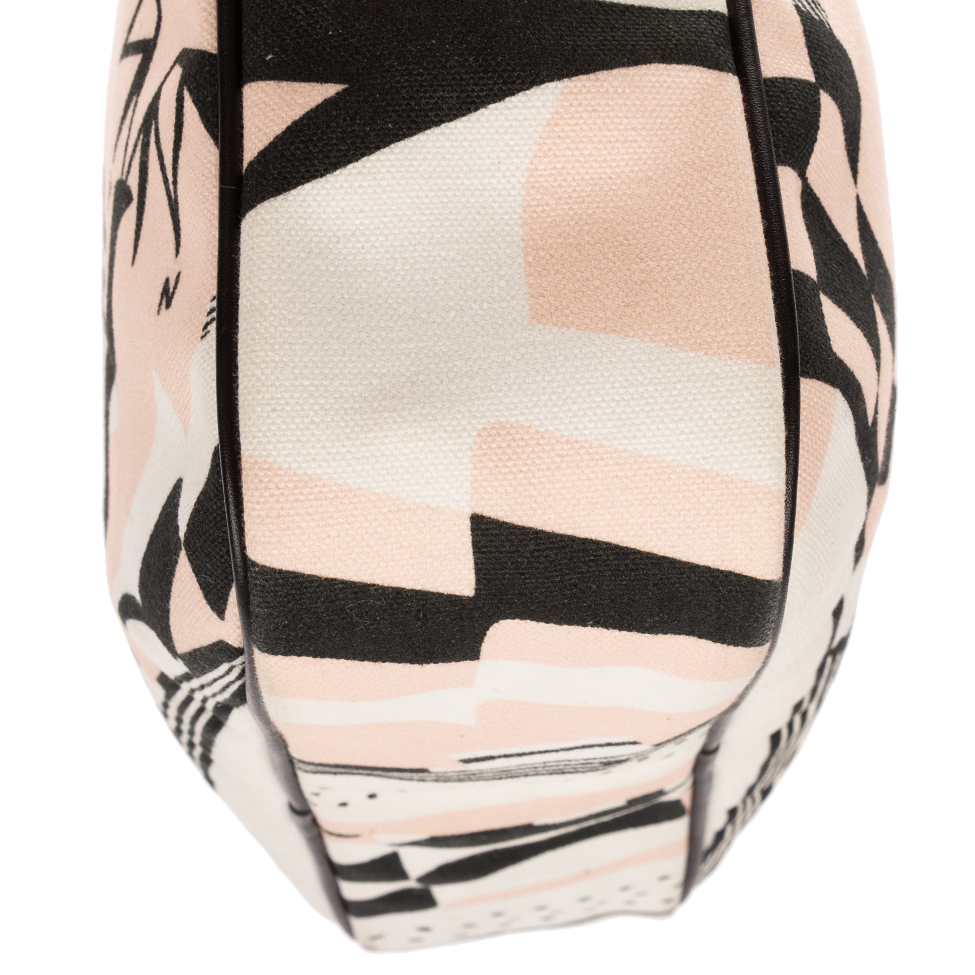 Shoulder Bag La Pausa Bay Camera Bag White Printed Canvas