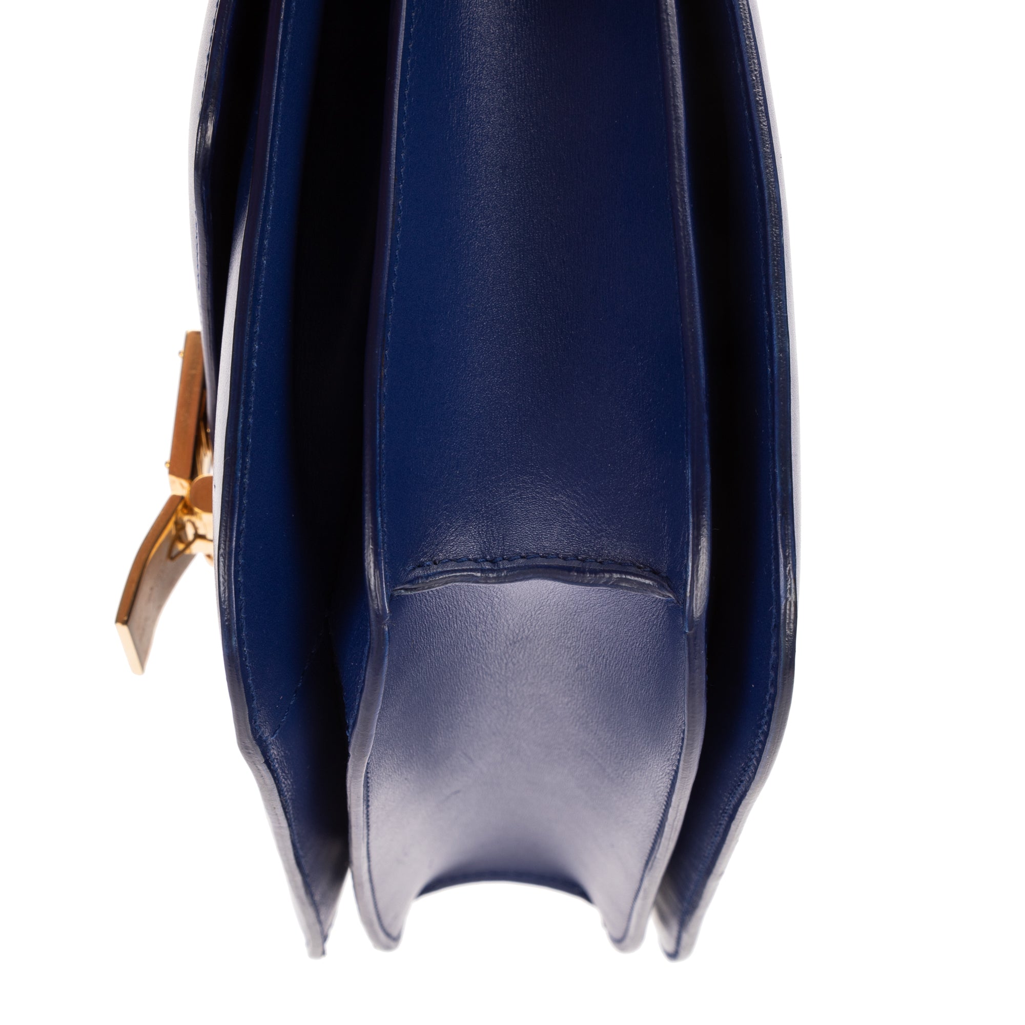 Shoulder Bag Medium Classic Box Medium Navy Smooth Calfskin Leather