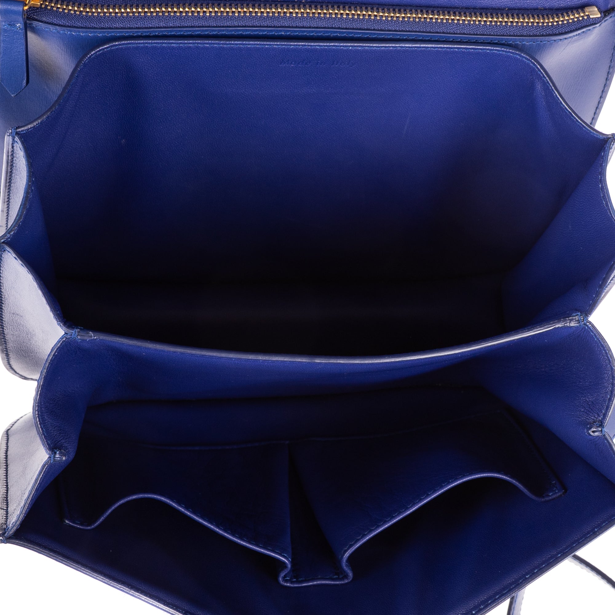 Shoulder Bag Medium Classic Box Medium Navy Smooth Calfskin Leather
