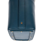 Shoulder Bag Mini Roy Bucket Mini Blue Calfskin Leather