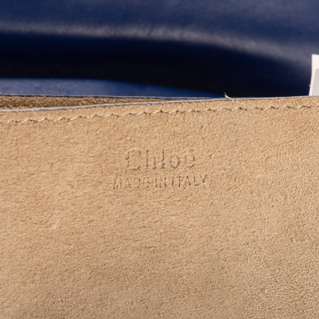 Shoulder Bag Mini Drew Bijou Mini Blue Smooth Calfskin Leather