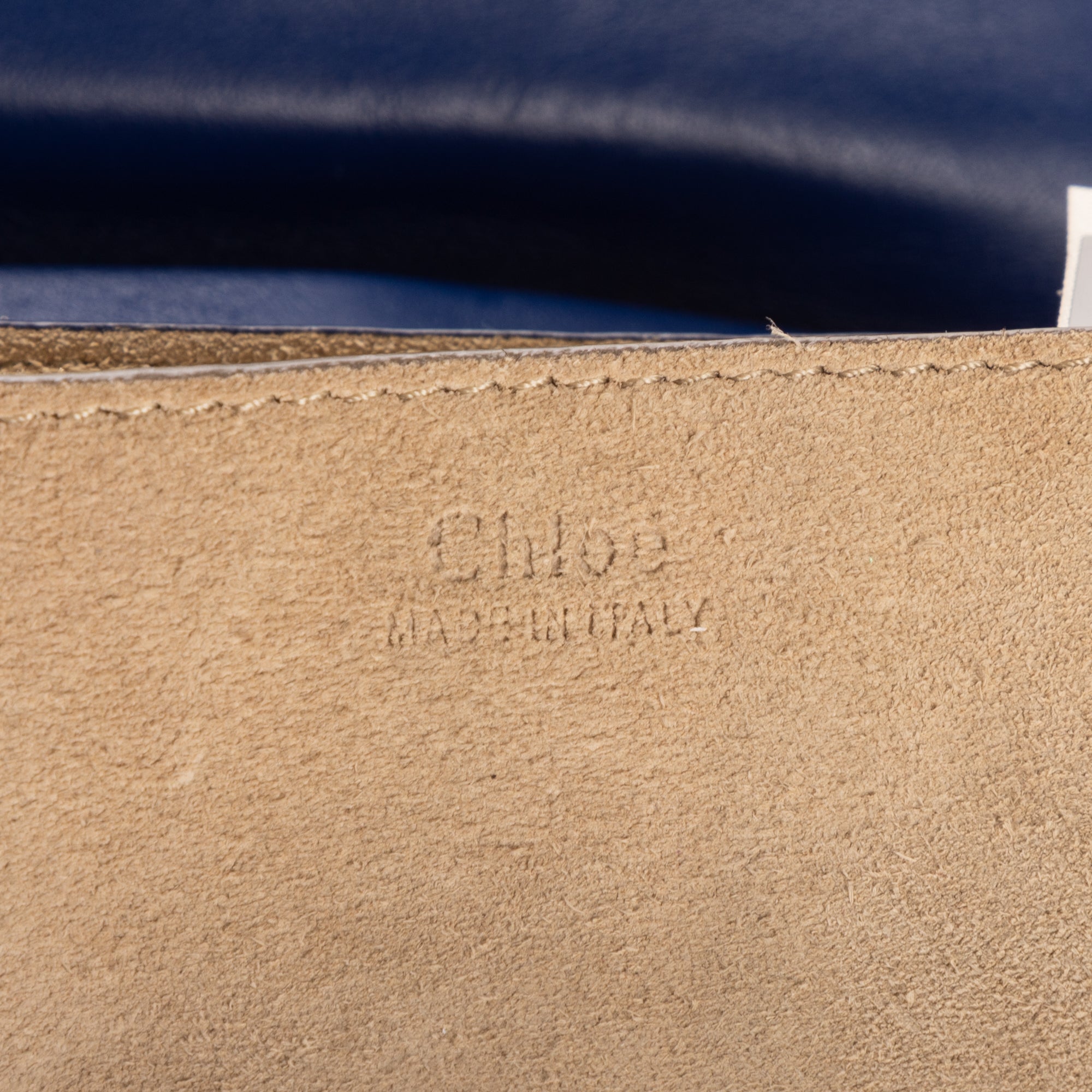 Shoulder Bag Mini Drew Bijou Mini Blue Smooth Calfskin Leather