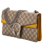 Shoulder Bag Small Dionysus Chain Crossbody Small Beige Supreme Coated Canvas