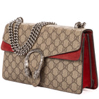 Shoulder Bag Small Dionysus Chain Crossbody Small Beige Supreme Coated Canvas