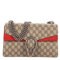Shoulder Bag Small Dionysus Chain Crossbody Small Beige Supreme Coated Canvas