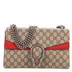 Shoulder Bag Small Dionysus Chain Crossbody Small Beige Supreme Coated Canvas