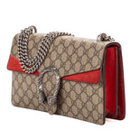 Shoulder Bag Small Dionysus Chain Crossbody Small Beige Supreme Coated Canvas