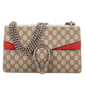 Shoulder Bag Small Dionysus Chain Crossbody Small Beige Supreme Coated Canvas