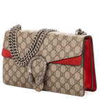 Shoulder Bag Small Dionysus Chain Crossbody Small Beige Supreme Coated Canvas