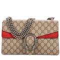 Shoulder Bag Small Dionysus Chain Crossbody Small Beige Supreme Coated Canvas