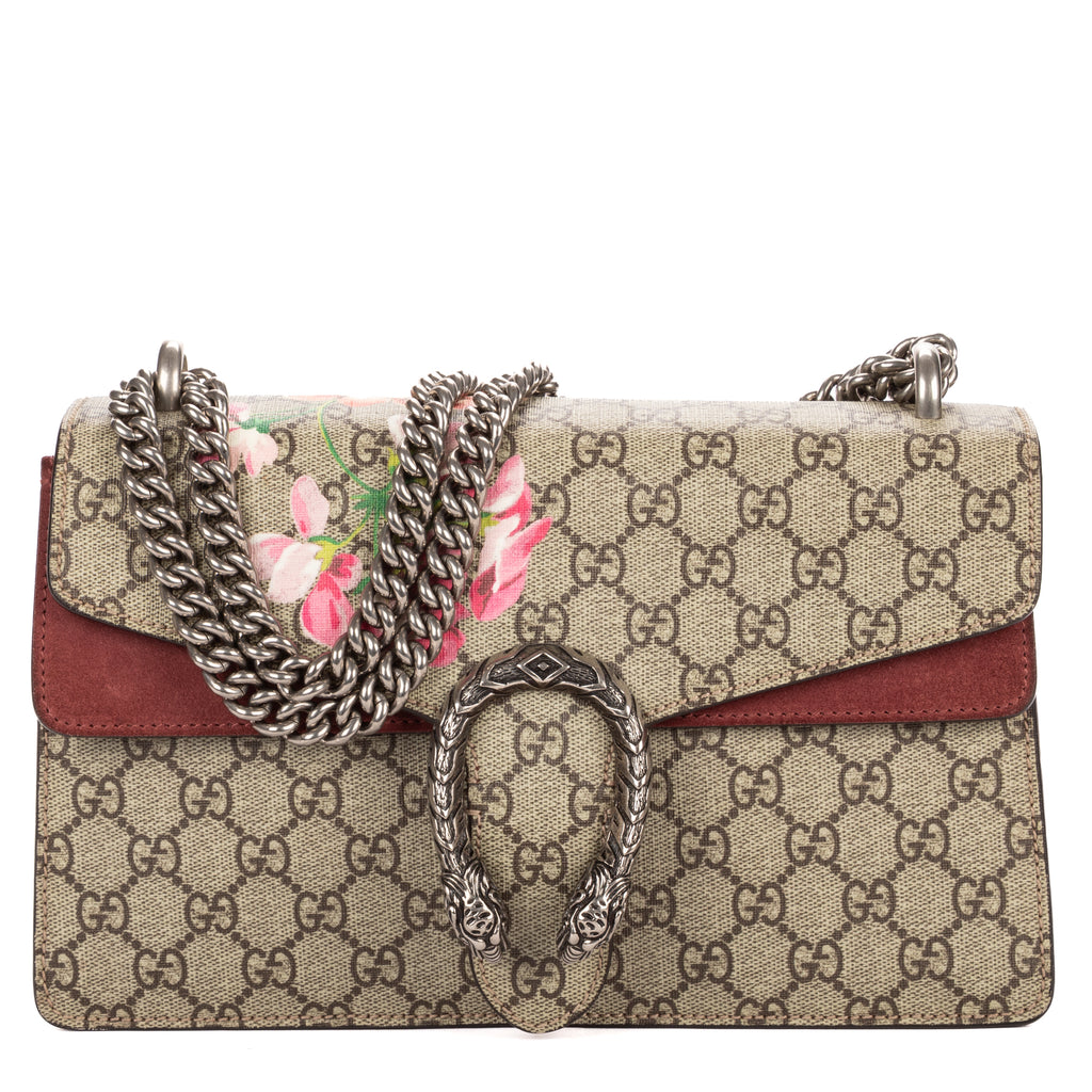 Shoulder Bag Small Dionysus Chain Crossbody Small Beige Supreme Coated Canvas