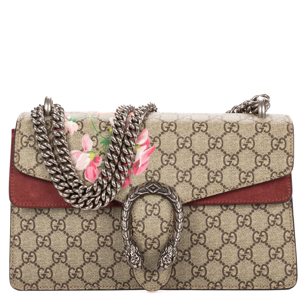 Shoulder Bag Small Dionysus Chain Crossbody Small Beige Supreme Coated Canvas