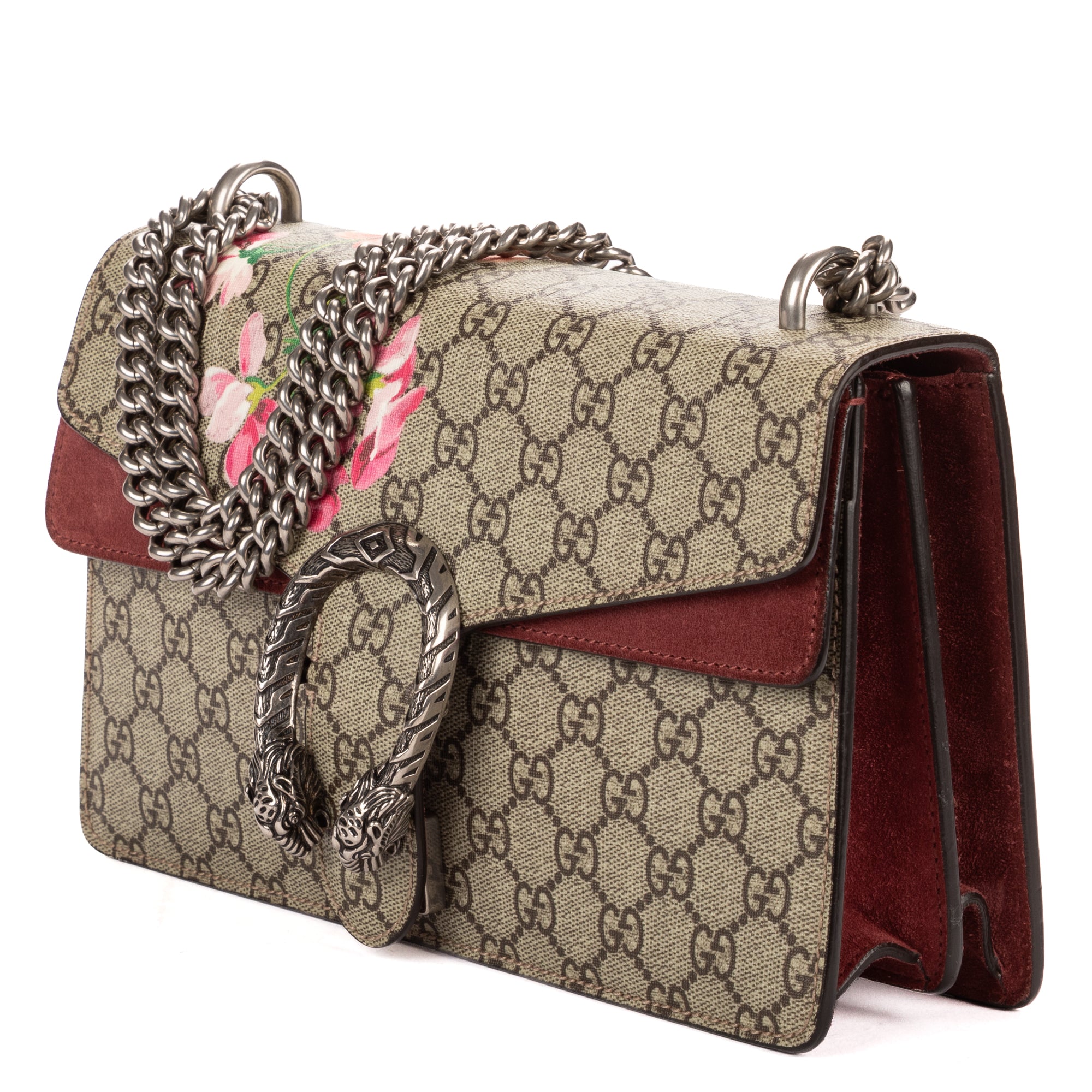 Shoulder Bag Small Dionysus Chain Crossbody Small Beige Supreme Coated Canvas