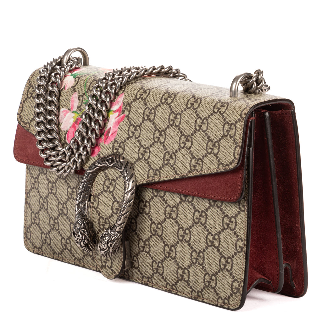 Shoulder Bag Small Dionysus Chain Crossbody Small Beige Supreme Coated Canvas