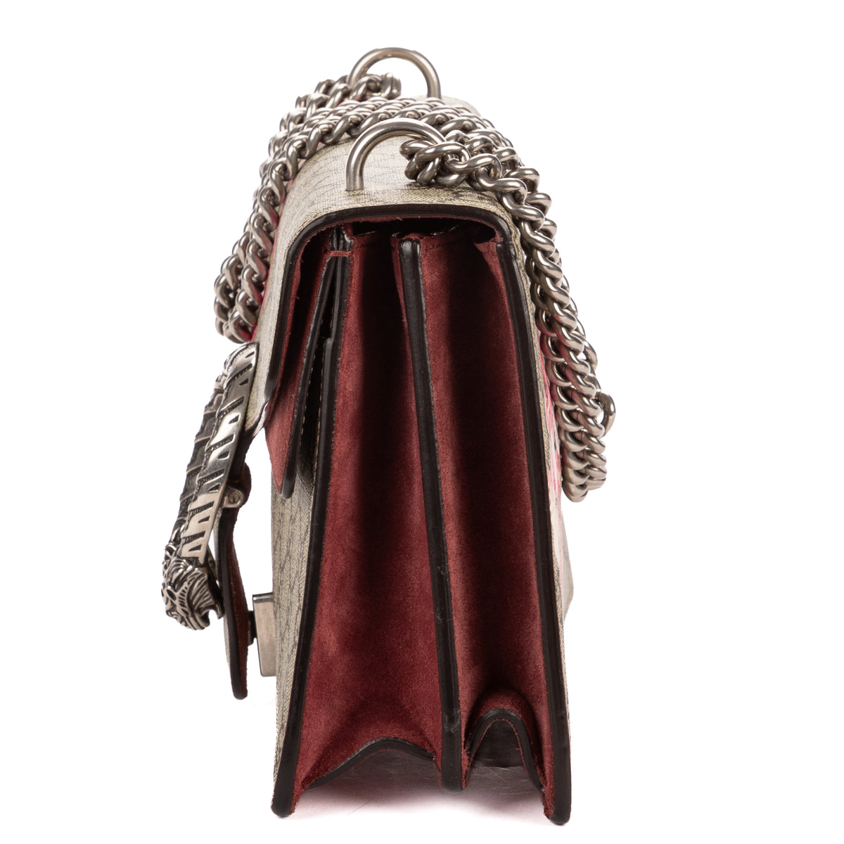 Shoulder Bag Small Dionysus Chain Crossbody Small Beige Supreme Coated Canvas