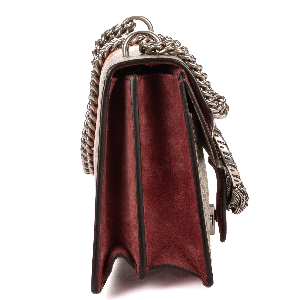 Shoulder Bag Small Dionysus Chain Crossbody Small Beige Supreme Coated Canvas