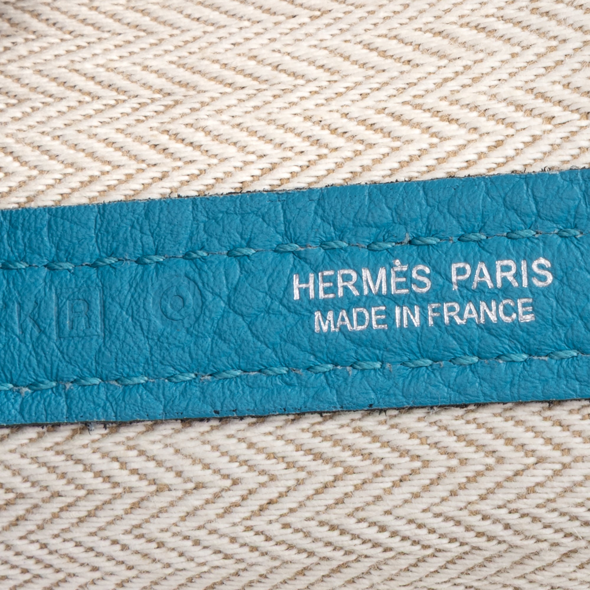 Handbag Garden Party 36 Turquoise Blue Fjord Leather