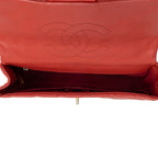 Shoulder Bag Urban Day Chain Flap Red Caviar Quilted Leather